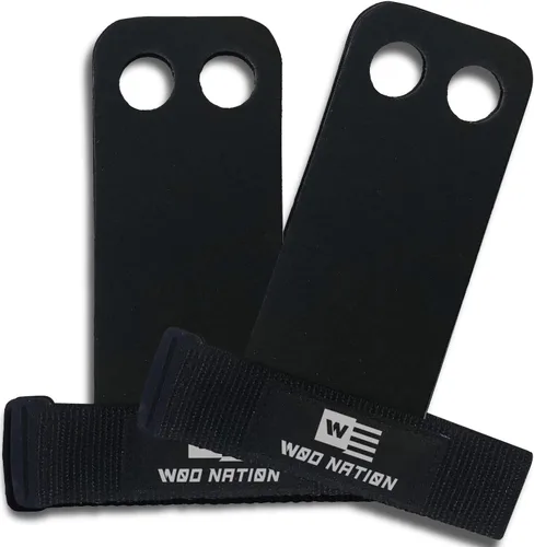 Miniatura 8 de WOD Nation Empuñaduras de gimnasia con barra perfectas para entrenamiento de dominadas, pesas rusas. Empuñaduras de mano para entrenamiento cruzado