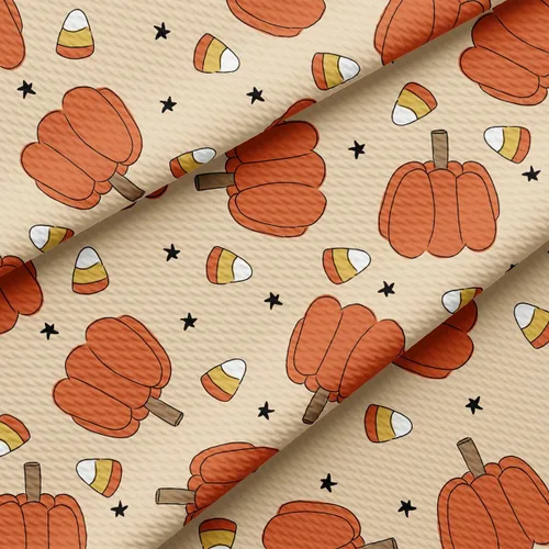 Miniatura 11 de The Yard - Tela texturizada con diseño de bala de calabaza de otoño para Halloween, Liverpool, elástica floral, 1 yarda, tela de punto grueso