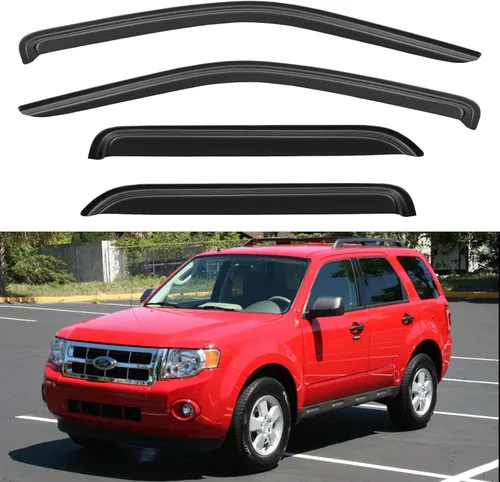 Miniatura 189 de YQAUTEC Viseras de Ventana Protectores de Lluvia para Honda Civic 2022 2023 2024 2025 2026, Deflectores de Viento de Ventilación de Ventana Fuera