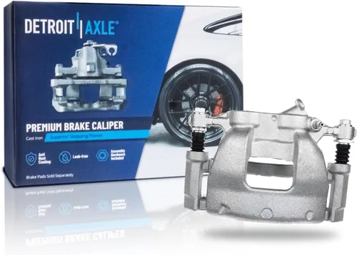 Miniatura 114 de Detroit Axle - 4 pinzas de freno para Honda Element 2003-2011 Pinzas de freno de disco con soportes 2004 2005 2006 2007 2008 2009 2010 reemplazo
