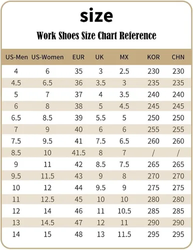 Miniatura 9 de MENGYUXIN Zapatos de seguridad para mujer, botas de seguridad de trabajo con punta de acero, zapatillas de trabajo transpirables, zapatos de trabajo