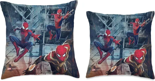Miniatura 3 de Marvel Man No Way Home Spider-Men - Almohada de saltar para hombre, 16 x 16, multicolor
