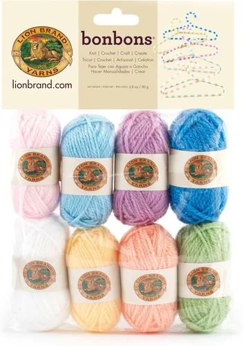 Miniatura 12 de Lion Brand Yarn Paquete de hilo BonBons Brights