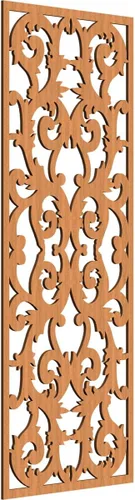 Miniatura 113 de Meadville Paneles decorativos de pared de madera con calado, 9 3/8 pulgadas de ancho x 24 3/8 pulgadas de alto x 1/4 de alto, aliso