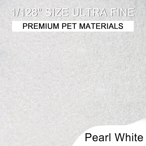 Miniatura 2 de Ceya Purpurina en polvo ultrafina de 3.8 onzas / 3.88 oz con purpurina blanca perla, 1/128 pulgadas, 0.008 pulgadas, 0.008 in para slime, resina