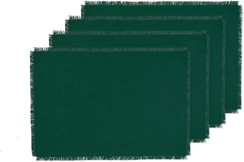 Miniatura 15 de Solino Home Juego de 4 servilletas de lino de remolacha 100% lino puro con flecos de 20 x 20 pulgadas