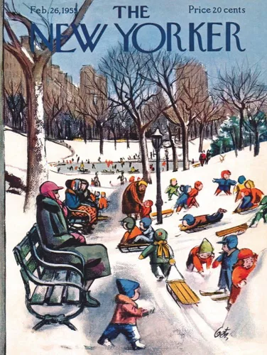 Miniatura 2 de Nueva York Puzzle Company – New Yorker Baby It 's cold outside – rompecabezas de 1000 piezas.