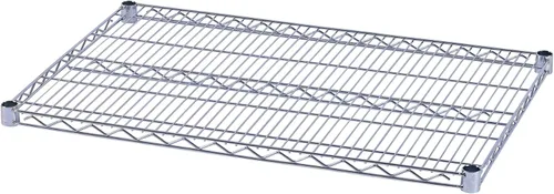 Alera Paquete de 2 estantes adicionales para estanterías de alambre, 36 x 24 pulgadas, NSF, acero, acabado plateado, entornos húmedos y secos