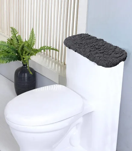 Miniatura 129 de Home Weavers Bell Flower Collection - Tapetes de baño copetudos 100 % algodón, extrasuaves y absorbentes, antideslizantes, lavables a máquina, lino