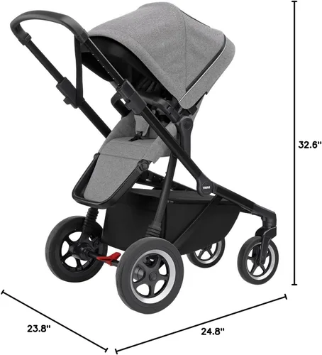 Miniatura 9 de Thule 11000021 Sleek Gris Melange/Negro