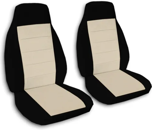 Miniatura 22 de TOTALLY COVERS Compatible con Ford F-150 F-250 F-350 de 1992-1998 con dos tonos para asiento de camión (sillas capitanes/cubos) con reposabrazos