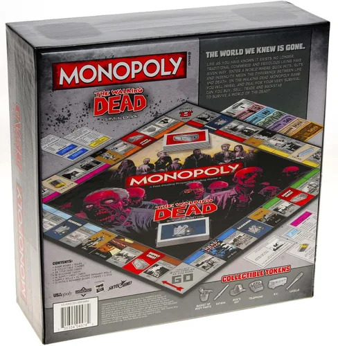 Miniatura 2 de Monopoly, juego de mesa, edición The Walking Dead
