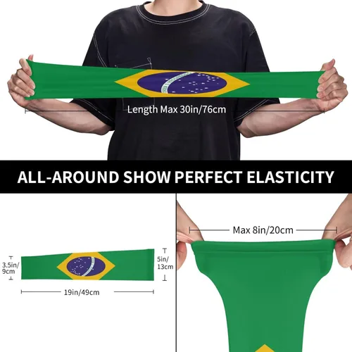 Miniatura 4 de Lindas mangas de brazo de bandera de enfriamiento con protección solar deportiva para hombres y mujeres Bandera de El Salvador_3221217