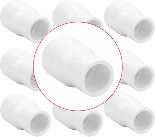 Miniatura 12 de Paquete de 2 adaptadores de acoplamiento reductor de PVC DWV de 3 x 2 pulgadas (enchufe x zócalo) Schedule 40 PVC DWV Reductor Acoplamiento