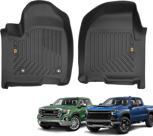 Miniatura 22 de CAT® Signature™ - Alfombrillas resistentes de 3 piezas para todo tipo de clima para automóviles, camiones y SUV, juego completo de alfombrillas
