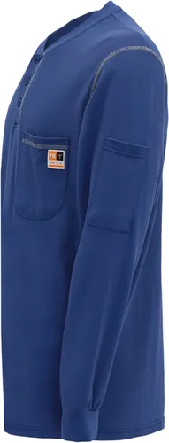 Miniatura 47 de KONRECO Camisas FR para hombre resistentes al fuego/ignífugo CAT2 7oz algodón dos tonos y camisa Henley
