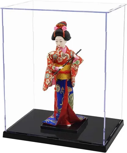 Miniatura 9 de Odoria Caja transparente de 8 pulgadas para trofeo de estatua de 6 pulgadas de alto - Protector acrílico para figuras de muñecas a escala 1/12