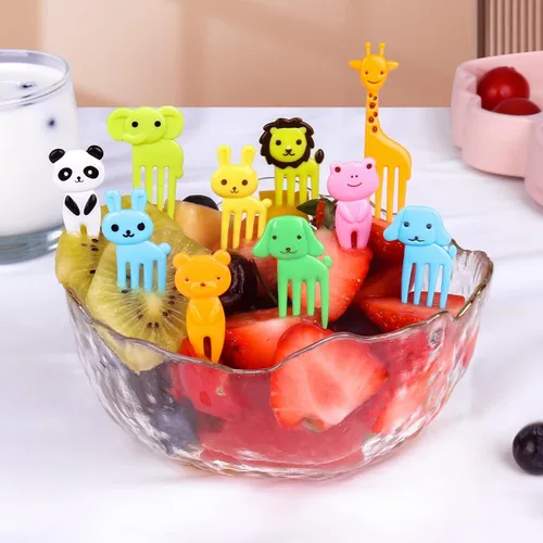 Miniatura 9 de 200 Piezas Palillos de Comida para Niños con Caja de Almacenamiento Multicolor 200pcs con caja de almacenamiento