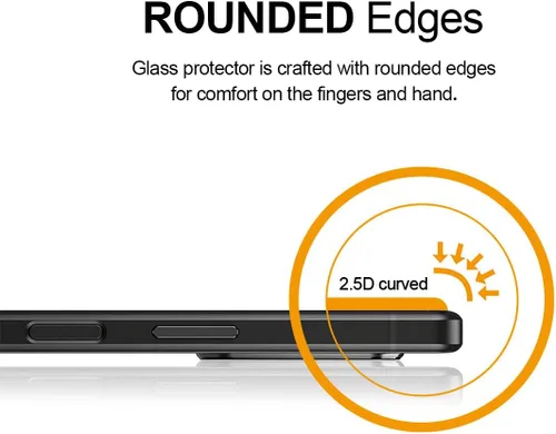 Miniatura 3 de Supershieldz Protector de pantalla de vidrio templado diseñado para Sony (Xperia 5 V), antiarañazos, sin burbujas