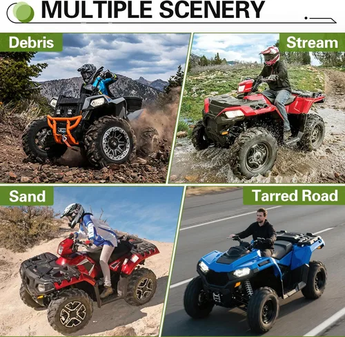 Miniatura 7 de LOCOPOW Pastillas de freno para Polaris Sportsman 450 400 500 600 700 800 2x4 4x4, Scrambler 400 500, Magnum 500 330 325, Trail Blazer 330 250