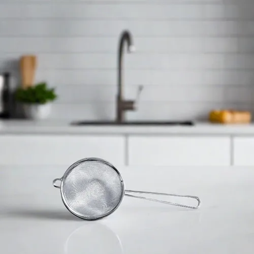 Miniatura 2 de Cuisinox Colador de malla fina, acero inoxidable con mango, 3" x 8