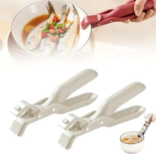 Miniatura 11 de Clip multiusos antiquemaduras para cocina, clip de silicona antideslizante con aislamiento térmico antiquemaduras, clip multifunción antiquemaduras
