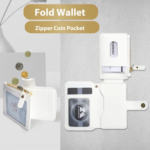 Miniatura 6 de M-Plateau Estuches para tarjetas, fundas de cuero para tarjetas e identificación, tarjetero para tarjetas de crédito, cartera pequeña para tarjetas