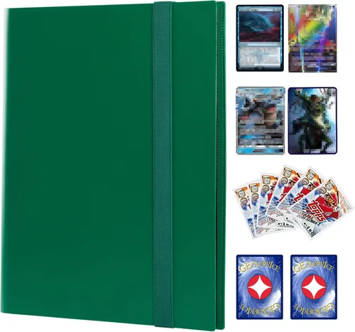 Miniatura 6 de GEAoffice Carpeta para Tarjetas, Álbum Carpeta de Tarjetas Coleccionables de 9 Bolsillos, Carpeta de 360 Bolsillos de Carga Lateral para Tarjetas