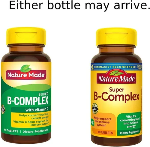 Miniatura 2 de Nature Made Super B-Complejo con Vitamina C y Ácido Fólico, 60 Tabletas