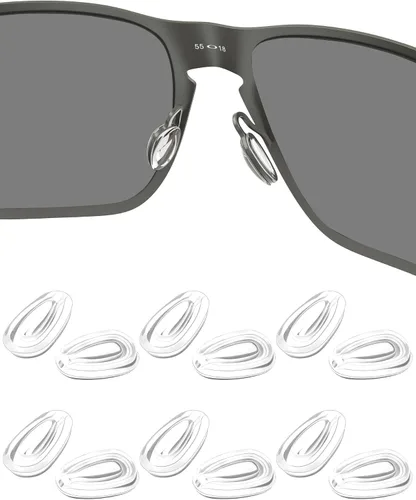 6 pares de almohadillas de nariz de repuesto para Oakley Feedback OO4079|Holbrook Metal OO4123|Calibre 6 8 OO6038 OO4124|Punto de mira