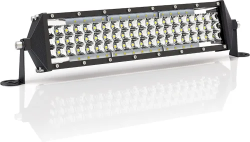 Zmoon - Barra de luz LED de 12 pulgadas, 264 W, 5 filas 26400 lm, combo para trabajo, conducción fuera de carretera, puntos inundación, luces