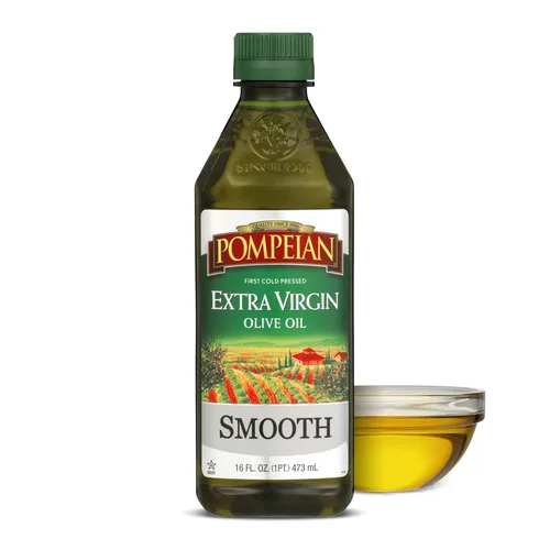Miniatura 12 de Aceite de Oliva Extra Virgen Suave Pompeian, Contiene Polifenoles, Primer Prensado en Frío, 101 Fl Oz