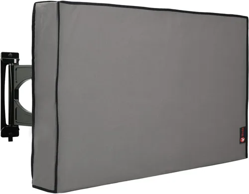 Miniatura 10 de iBirdie Cubierta impermeable para TV de pantalla plana exterior de 46 a 48 pulg., protector de pantalla de tela gruesa 600D, 44.5 x 27.5 x 5.5 pulg.