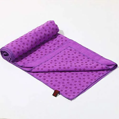 IBL-Toalla de yoga, toalla para esterilla de yoga caliente, absorbe el sudor, antideslizante, para yoga caliente, pilates y entrenamiento, 24 x 72