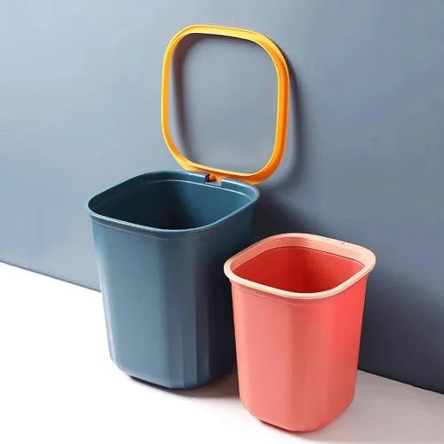Miniatura 6 de Botes de basura de plástico, cestas de basura de plástico, cesta de almacenamiento de papel para residuos, cubos de baño, cestas de basura