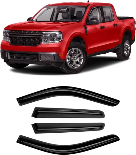 Miniatura 71 de Canvcle RAV4 Rain Guards - Window Visors for Toyota RAV4 2006-2012, Outside-Mount Tape-On Side Window Wind Deflectors for RAV4 Accessories, Vent