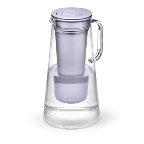 LifeStraw Home – Jarra de filtro de agua, 7 tazas, Wisteria, sin BPA Diseñada para protección diaria contra bacterias, parásitos, microplásticos,