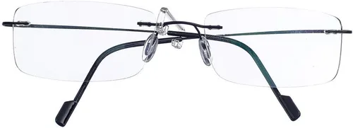 Miniatura 2 de Super Light 100% Titanium Working Rimless Reading Glasses +0.50 To +6.00