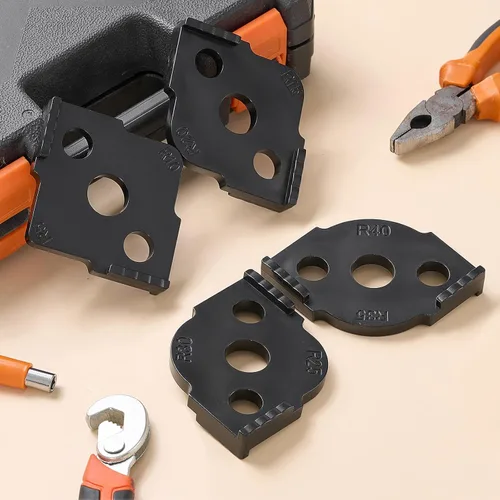 Miniatura 7 de Xuhal 4 plantillas para router de radio de esquina para enrutador de radio para carpintería, guías de brocas de enrutamiento de esquina redondeada