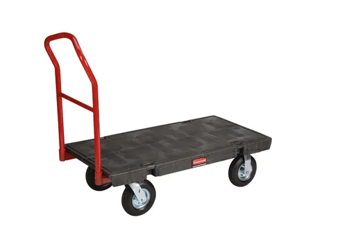 Rubbermaid Commercial Products FG443610BLA Camión de plataforma resistente, mediano, capacidad de 2000 libras