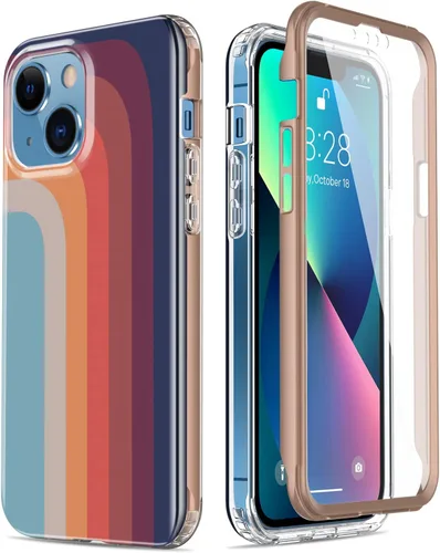 Miniatura 53 de Esdot Funda protectora para iPhone 13 Mini con protector de pantalla integrado, protección de grado militar con diseños de moda para mujeres