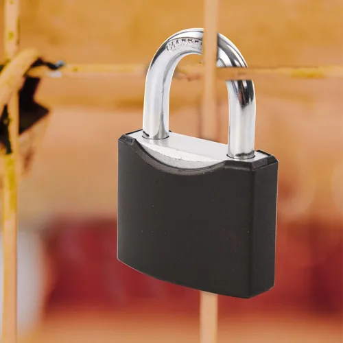 Miniatura 6 de SEPOX® Paquete de 10 candados para exteriores a prueba de clima de 1-9/16 pulgadas con llaves diferentes, cilindro de latón, cuerpo de acero sólido