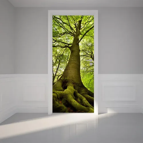 Miniatura 3 de RoyalWallSkins Adhesivo mural para puerta, para el interior de la iglesia, versión sin burbujas, semi-brillante, autoadhesivo para puerta