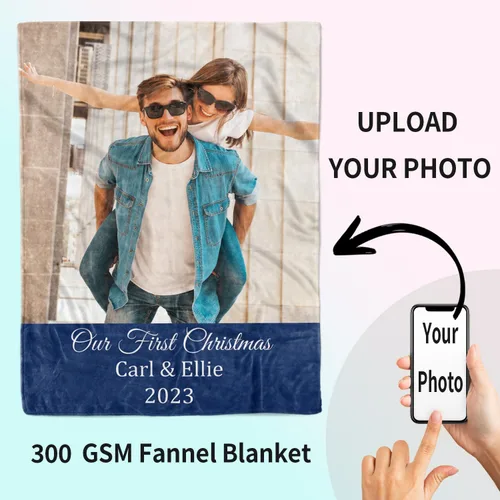 Miniatura 3 de Manta personalizada Cara Nonna con foto, manta con imagen personalizada para Navidad, San Valentín, aniversario, regalos de cumpleaños, regalos