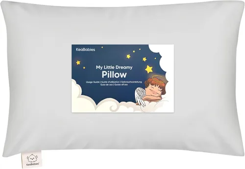 Miniatura 23 de KeaBabies - Almohada con funda para niños pequeños, almohada My Little Dreamy de 13 x 18 pulgadas (ABC Land)