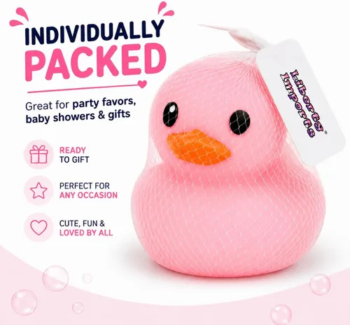Miniatura 7 de XL Jumbo Grande Pato de Goma para Baño - Pato Gigante Sin Agujero, Juguete de Agua para Baby Shower, Impermeable, Gran Patito para Bebés, Sin Rosa