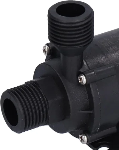 Miniatura 6 de DC 12V Booster Bomba de agua, bomba de agua eléctrica de bajo ruido con tornillo G1/2, bomba sumergible de circulación en miniatura para fuente