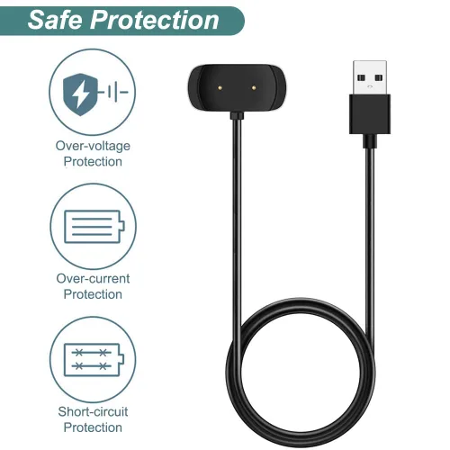 Miniatura 5 de Kissmart Cargador para Amazfit T-Rex Pro, Bip 5, Bip 3, Bip U Pro, GTS 4 Mini, GTS 2, GTS 2e, GTS 2, GTR 2, GTR 2e, GTR mini, cable de carga