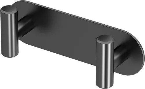 Miniatura 6 de Gatco 1292B Latitude II - Gancho triple para bata de baño con 3 ganchos, gancho montado en la pared para toallas y batas de baño, 11 pulgadas