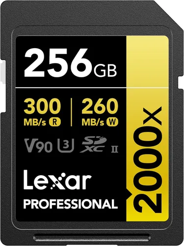 Miniatura 4 de Lexar 64GB Tarjeta SD Profesional 2000x, UHS-II, C10, U3, V90, Full HD, 8K, hasta 300MB/s de lectura, Tarjeta de memoria SDXC, para cámaras DSLR